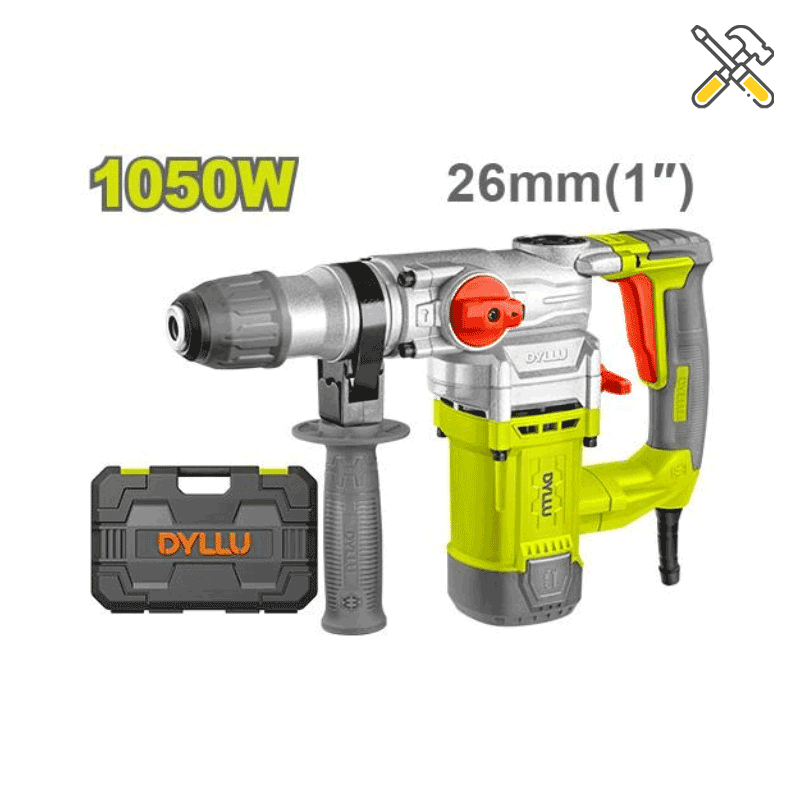 دریل بتن کن 1050 وات دایلو مدل DTRH2D26 خرید دریل بتن کن 1050 وات دایلو مدل DTRH2D26